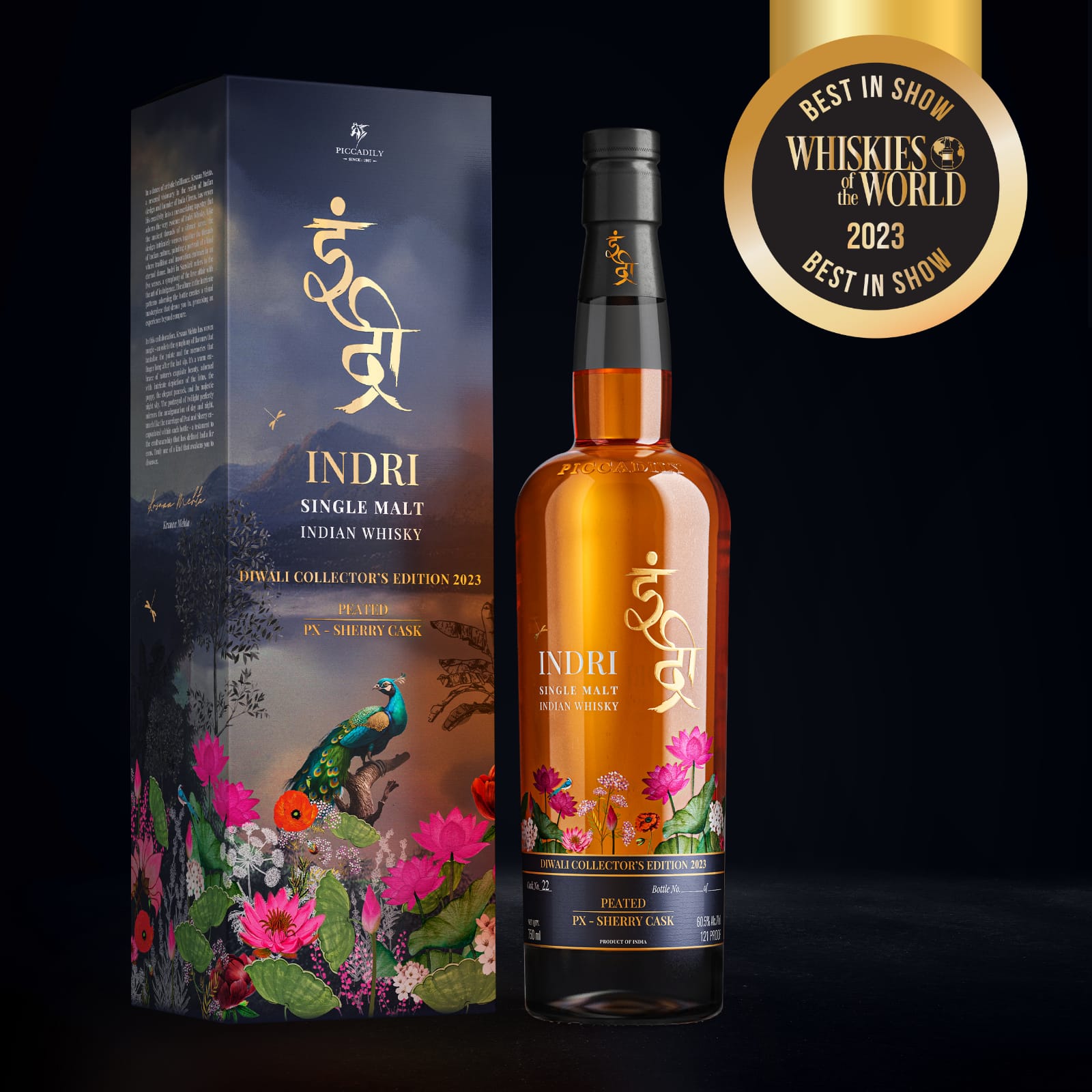 Indri Becomes 'The Best Whisky In The World': Wins 'Best in Show Double  Gold' at Whiskies of the World Awards 2023